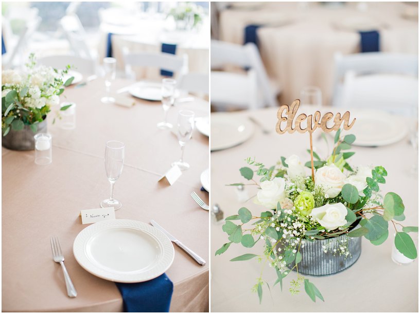 TAUPE AND NAVY WEDDING 